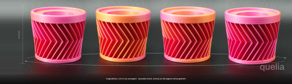 quelia LUMEN Ultima, Orange-Pink, Drehbild