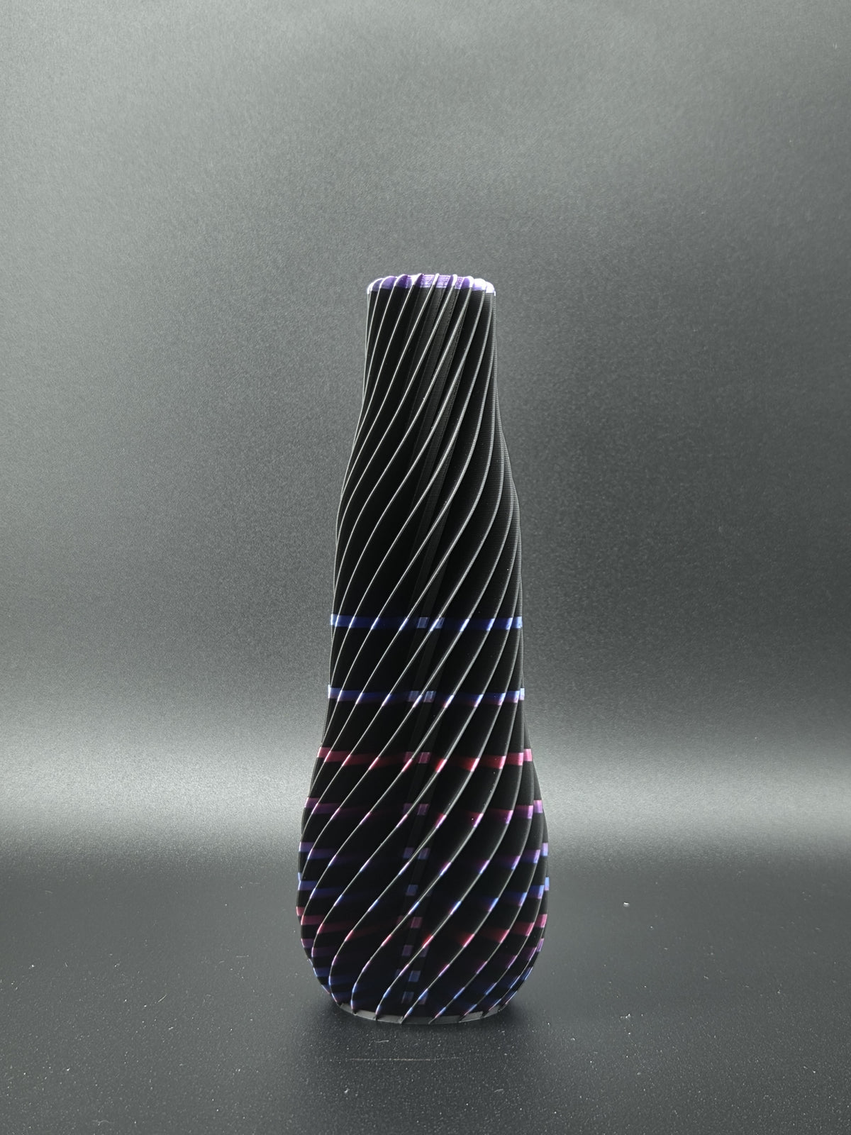 quelia Spiral 20 cm, Anthrazit & Regenbogen Silk, Exemplar C, Ansicht 1