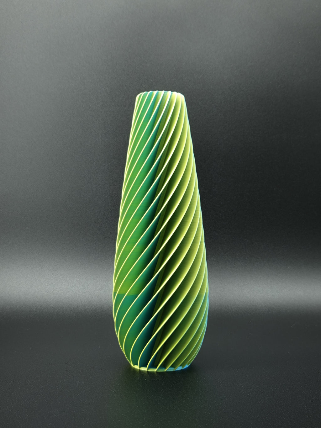quelia Spiral 20 cm, Cyan-Gelb, Exemplar A, Ansicht 1