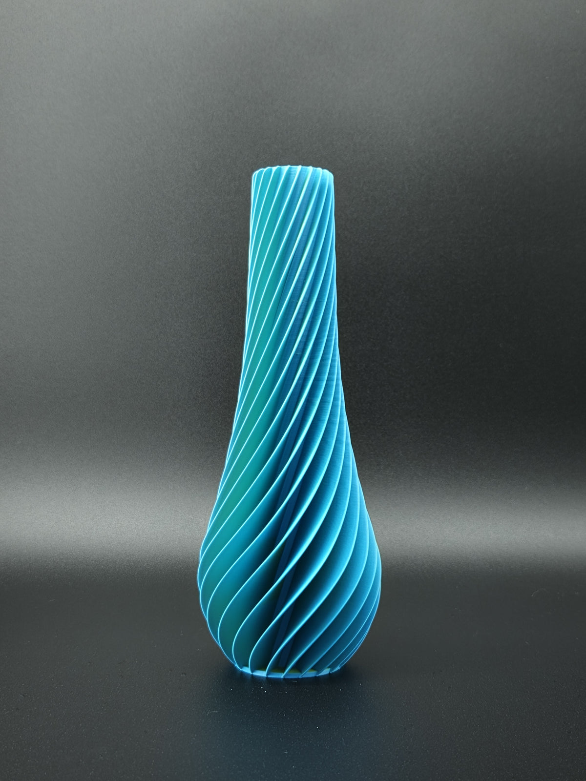 quelia Spiral 20 cm, Cyan-Gelb, Exemplar B, Ansicht 1