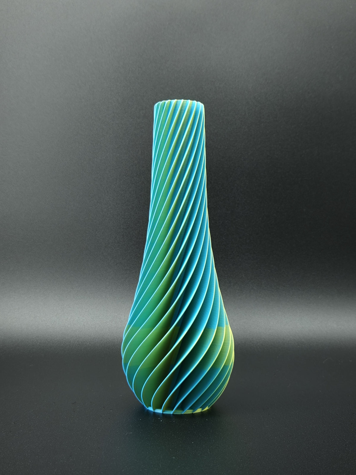 quelia Spiral 20 cm, Cyan-Gelb, Exemplar B, Ansicht 2