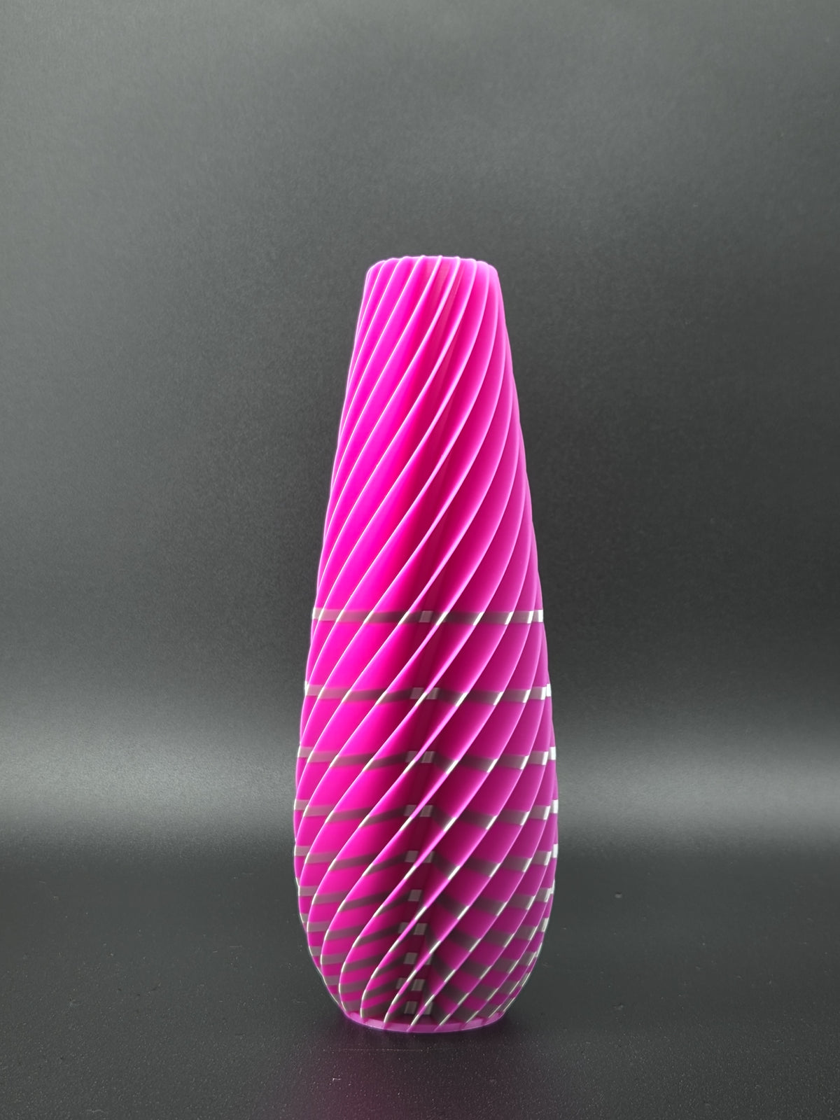 quelia Spiral 20 cm, Fuchsia & Silber Silk, Exemplar B, Ansicht 2