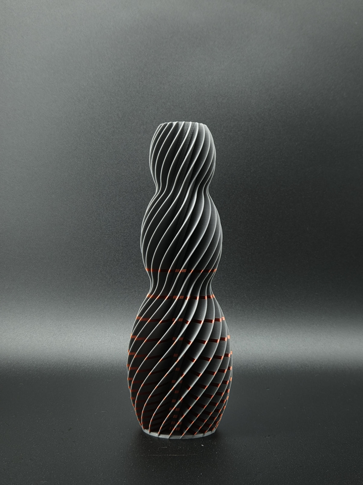quelia Spiral 20 cm, Grau & Kupfer Silk, Exemplar A, Ansicht 1