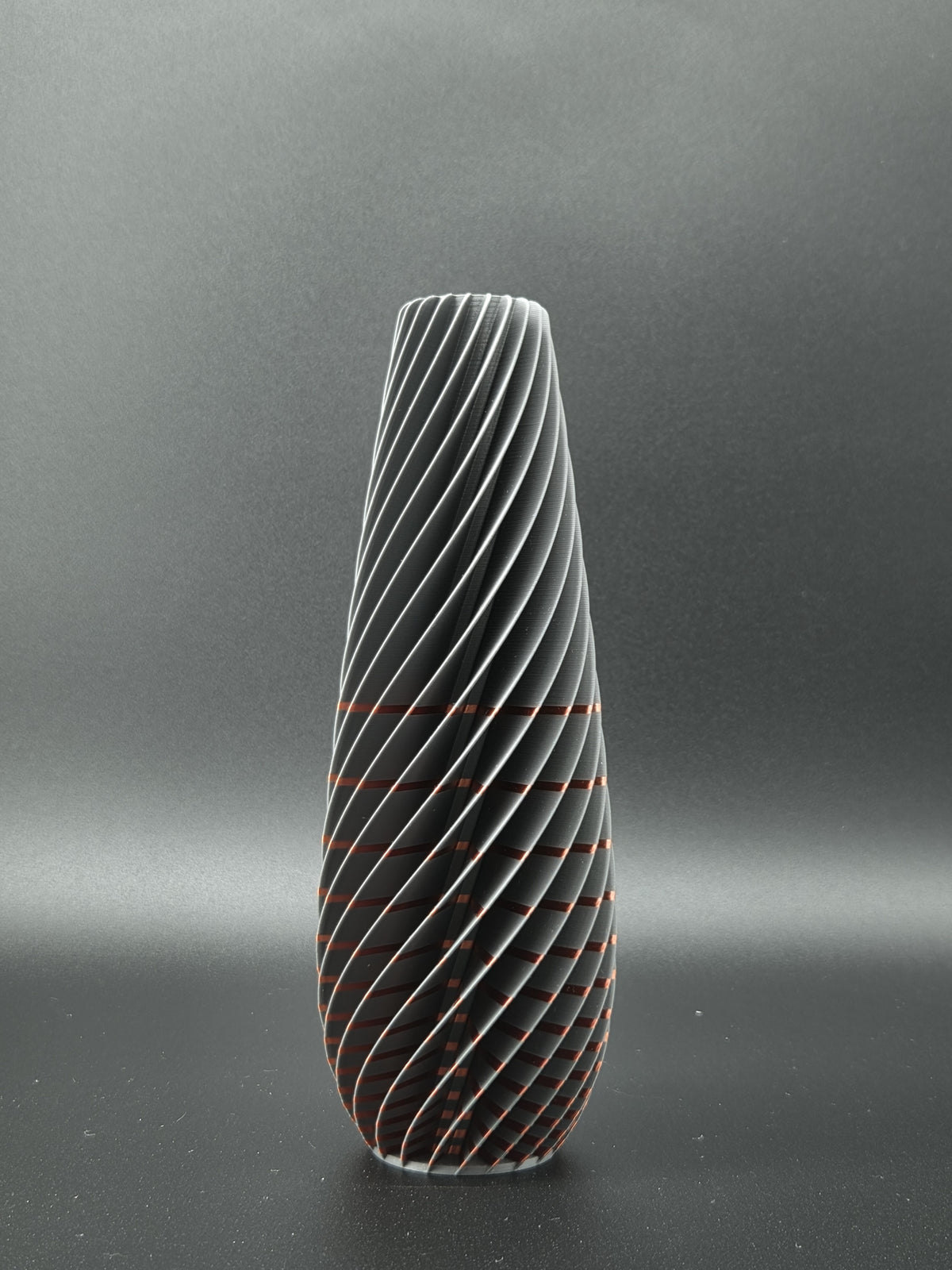 quelia Spiral 20 cm, Grau & Kupfer Silk, Exemplar B, Ansicht 1
