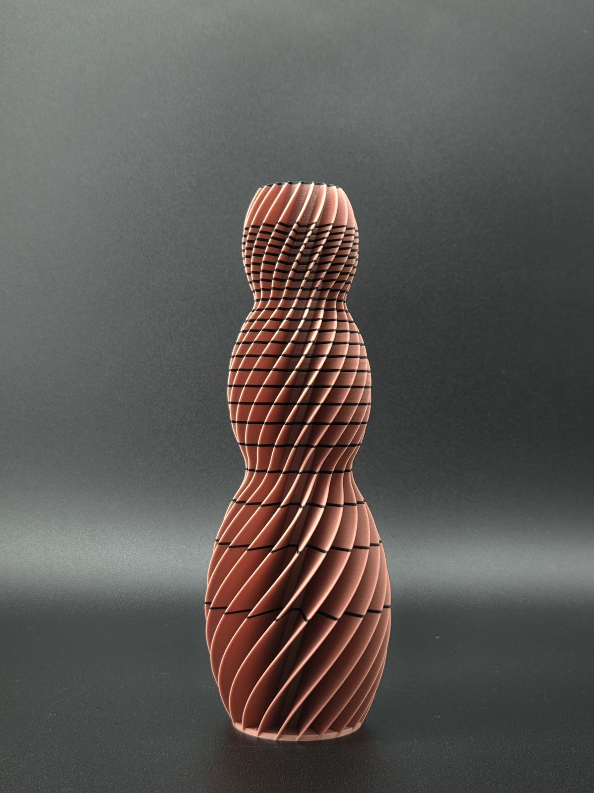 quelia Spiral 20 cm, Walnuss & Anthrazit, Exemplar B, Ansicht 1