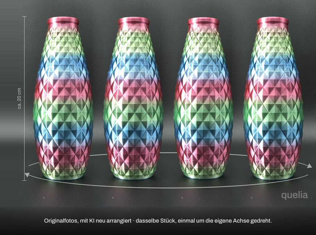 quelia TALORA Knospe Facetta 20 cm, Regenbogen, Drehbild