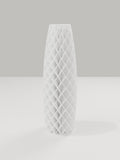 Tower Vase No. 01 in Elfenbeinweiß – quelia Dekovase aus dem 3D-Druck