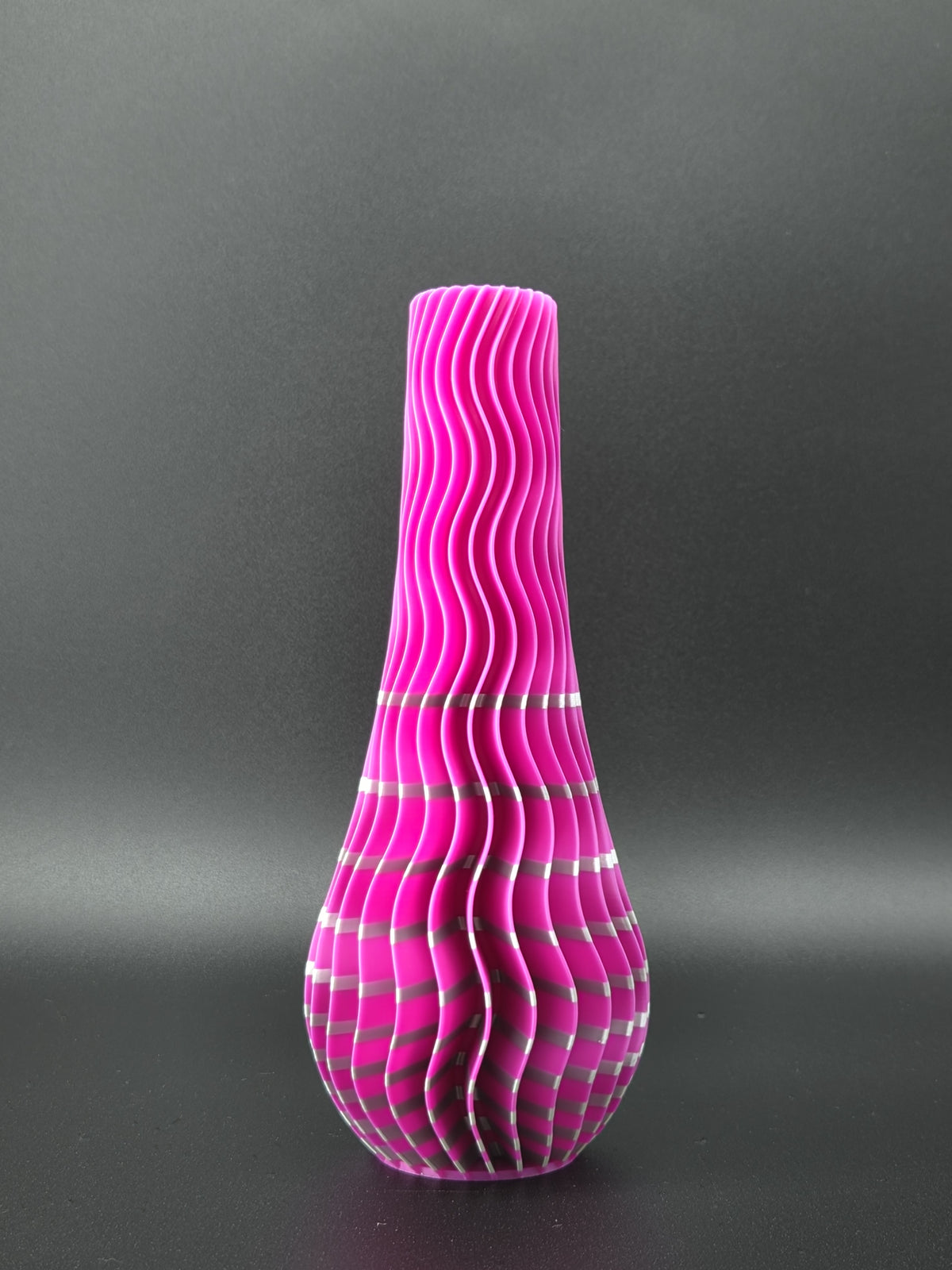 quelia Wave 20 cm, Fuchsia & Silber Silk, Exemplar A, Ansicht 2