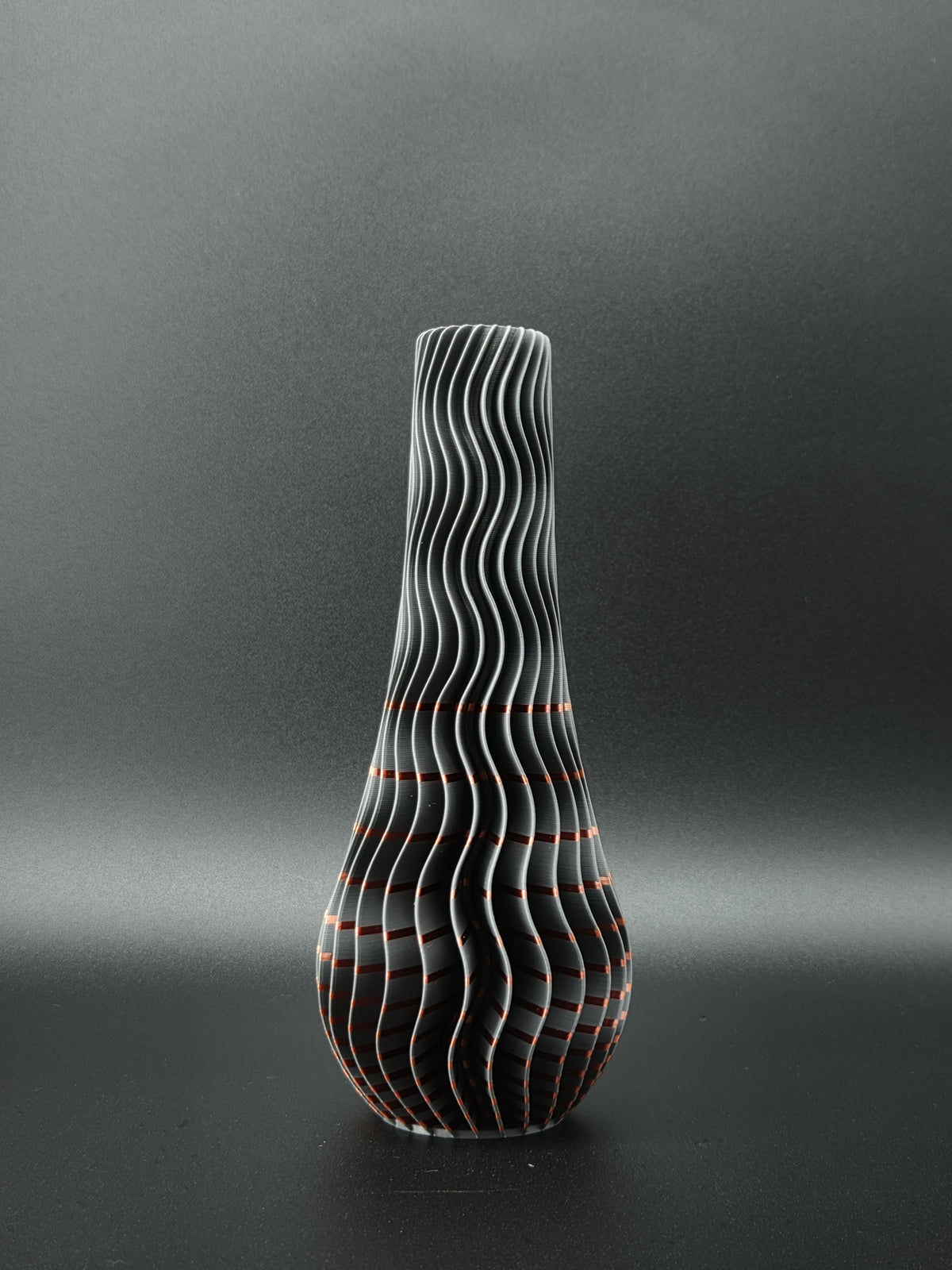 quelia Wave 20 cm, Grau & Kupfer Silk, Exemplar B, Ansicht 2