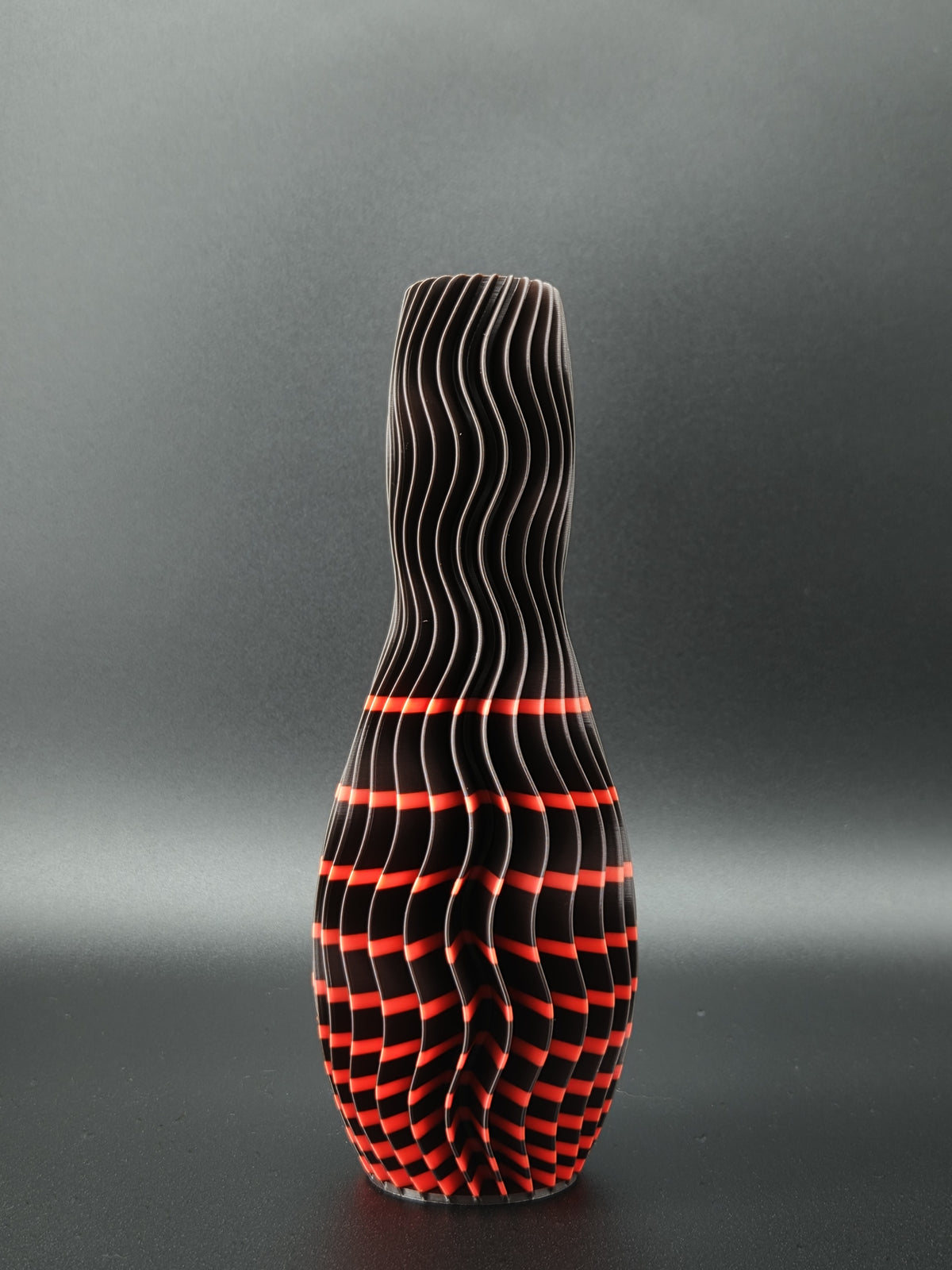 quelia Wave 20 cm, Kastanie & Kirschrot, Exemplar A, Ansicht 1