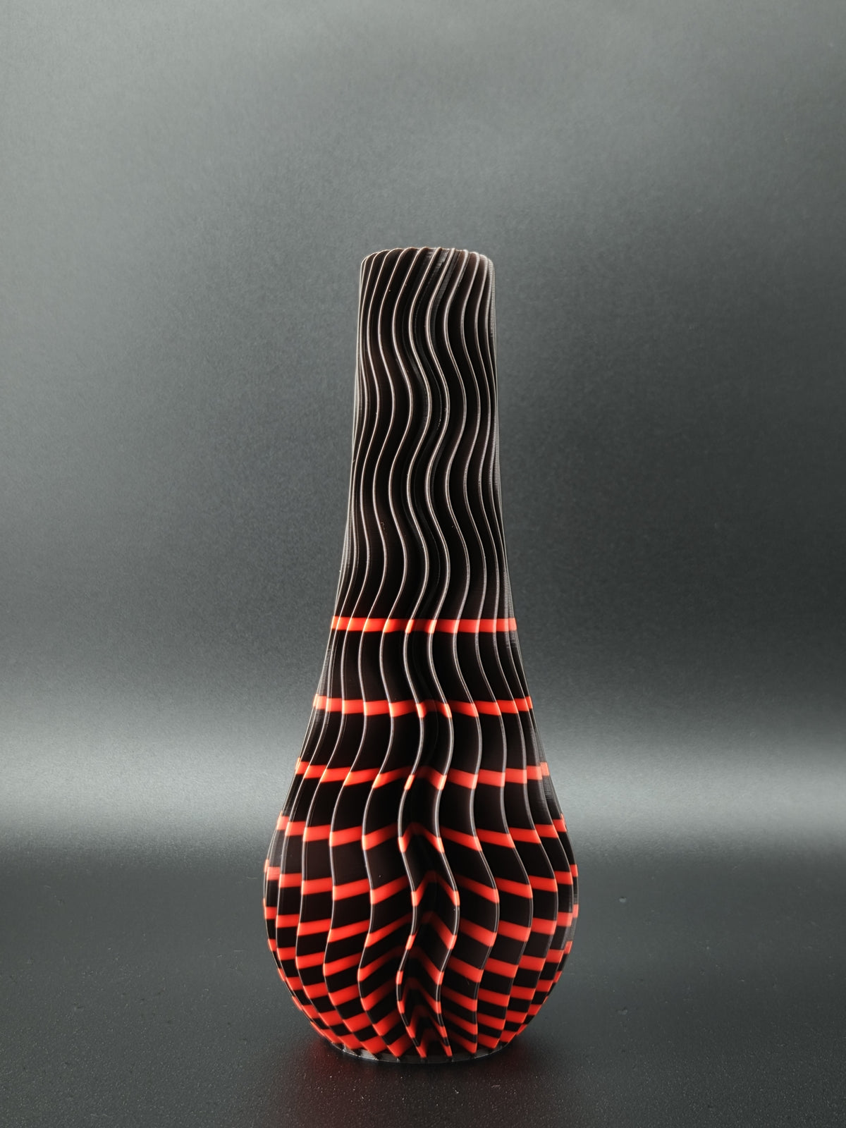quelia Wave 20 cm, Kastanie & Kirschrot, Exemplar B, Ansicht 1