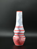 quelia ZigZag 20 cm, Keramikweiß & Kirschrot, Ansicht 2