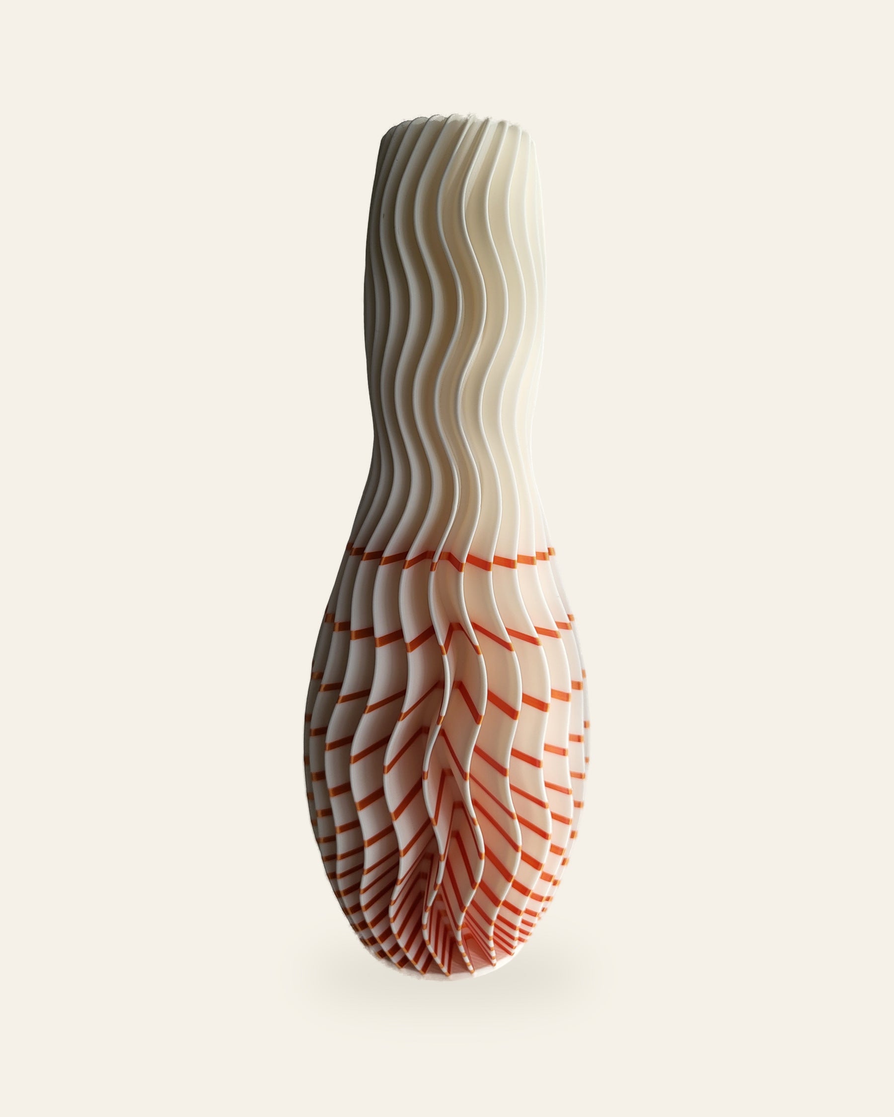 Wave Bogen · GLUT – Elfenbein mit Silk-Orange-Bändern, von quelia aus Schwäbisch Hall – andere Ansicht