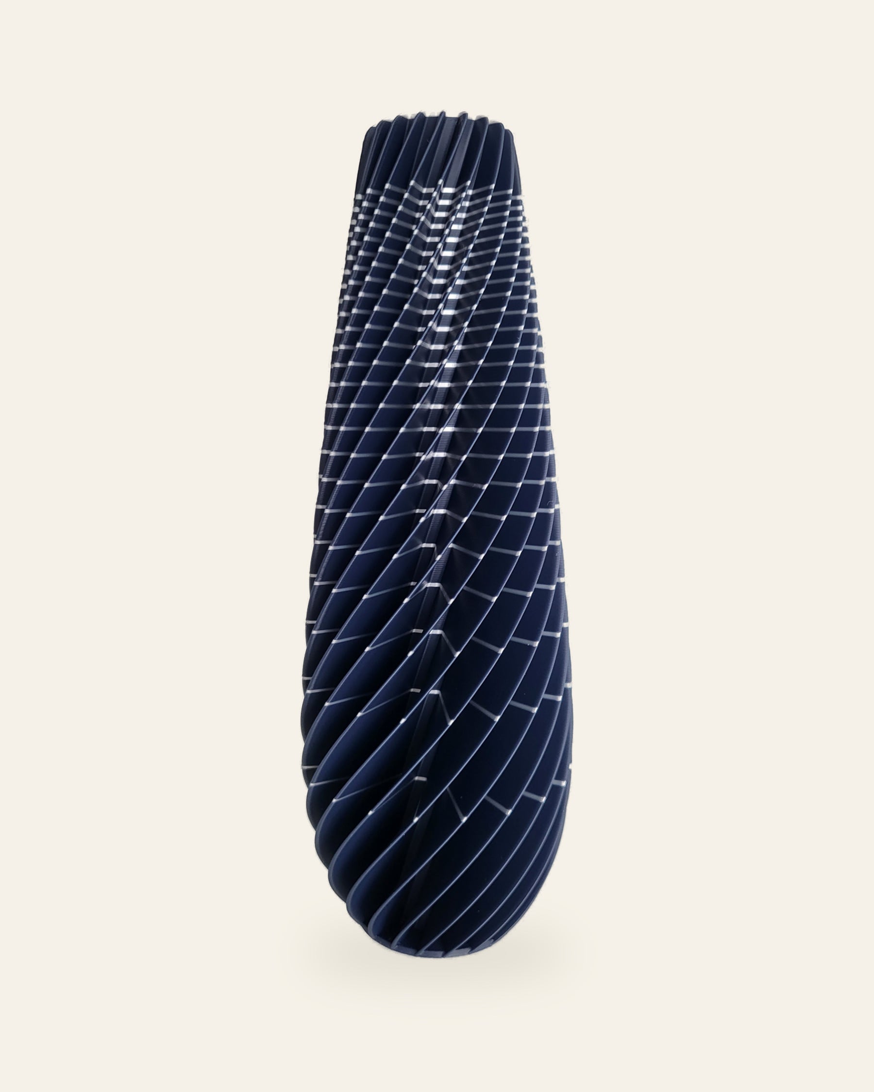 Spiral Kegel · Tiefsee – 3D-gedruckte Dekovase von quelia