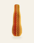 Spiral Säule · Gelb-Orange – 3D-gedruckte Dekovase von quelia