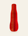Spiral Säule · Rot – 3D-gedruckte Dekovase von quelia