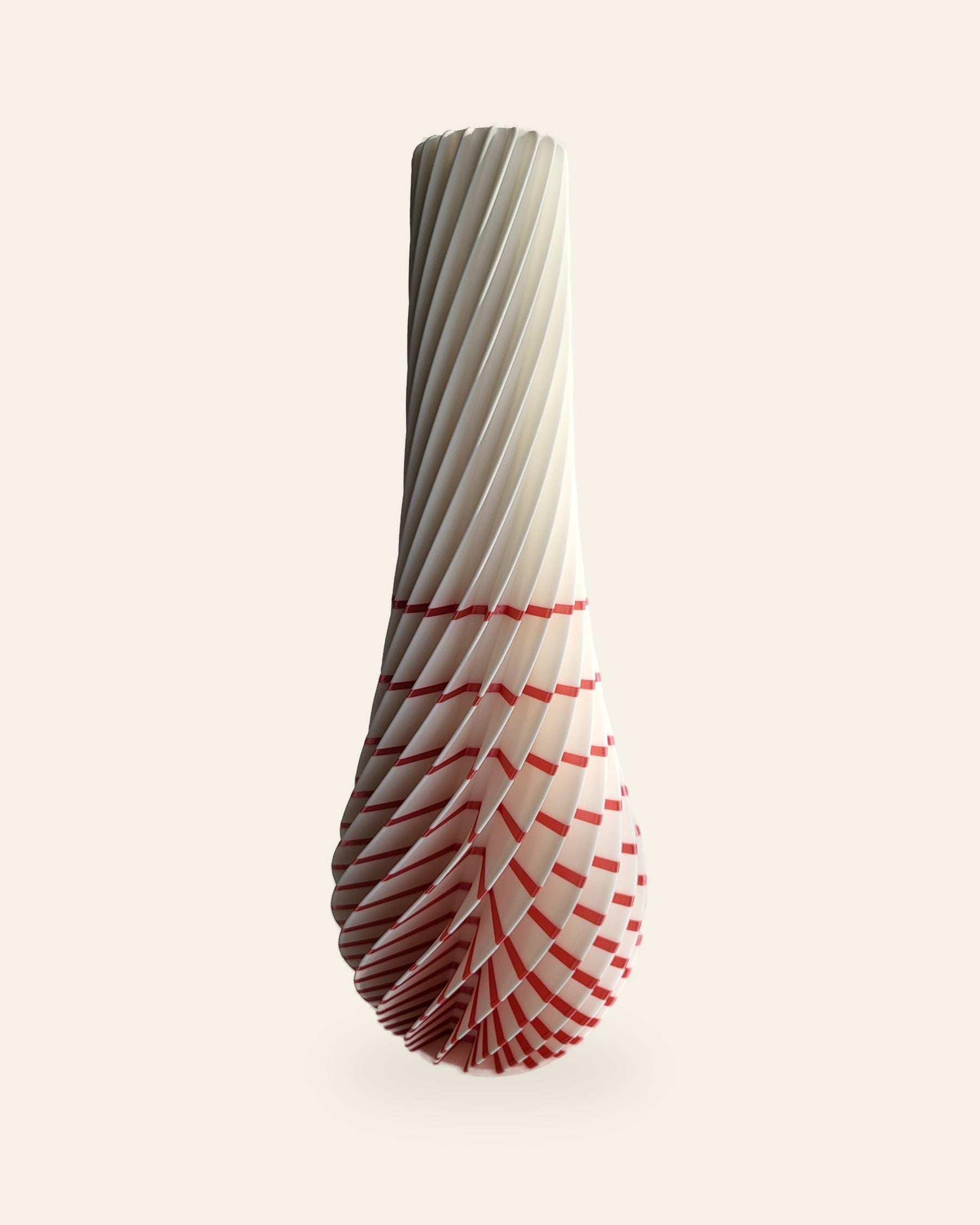 Wave Tropfen · GLUT – Elfenbein mit Silk-Orange-Bändern, von quelia aus Schwäbisch Hall – andere Ansicht