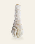 Wave Tropfen · Kupferstich – 3D-gedruckte Dekovase von quelia